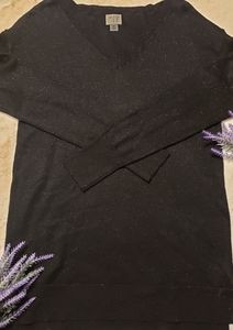 Black with Silver sweater